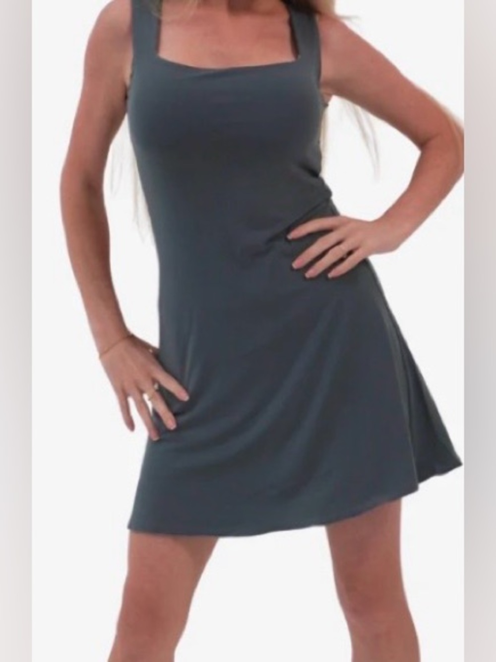 XLARGE.  OGL SQUARE NECK ACTIVE DRESS